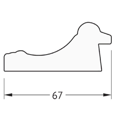 Зеркало Evoform Definite 66х66 Состаренное золото