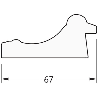 Зеркало Evoform Definite 76х76 Орех