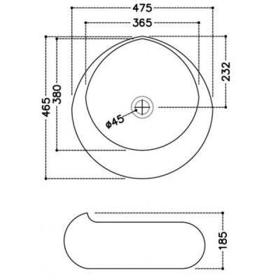 Раковина-чаша Jaquar JDS 50 JDS-WHT-25903 Белая