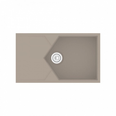 Кухонная мойка KitKraken Sea Grey 85 Серая