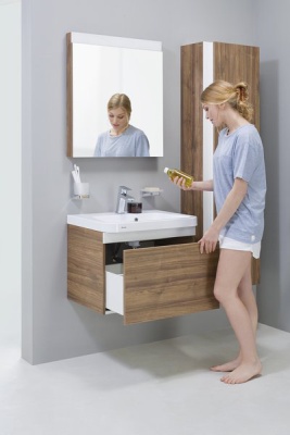 Тумба под раковину Ravak SD 10° 55 белая глянцевая