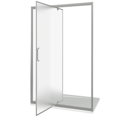 Душевая дверь в нишу Good Door Orion WTW-PD-120 120 профиль Хром стекло прозрачное