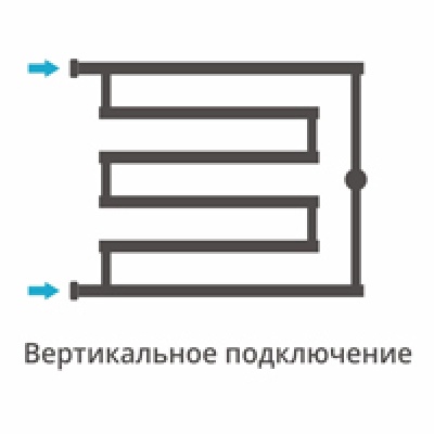 Водяной полотенцесушитель Сунержа High-Tech L 500x650 Хром