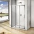 Душевая дверь в нишу Good Door Orion WTW-140 140 профиль Хром стекло прозрачное