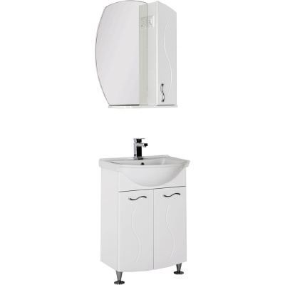 Комплект мебели для ванной Aquanet Моника 60 187565 Белый