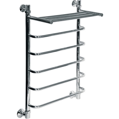 Водяной полотенцесушитель Ника Quadro Л90/ВП 80x50 с полкой Хром