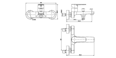 Смеситель для ванны Bien Lado BB01011805 ORB