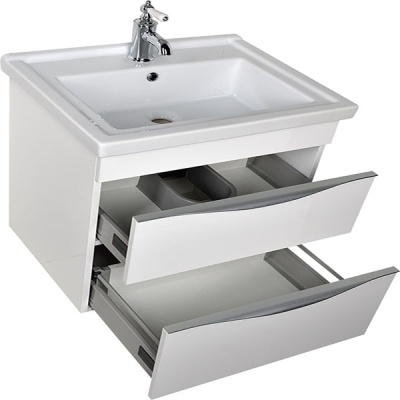 Тумба под раковину Aquanet Эвора 100 185195 подвесная Белая