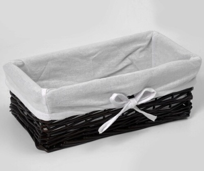 Корзина для белья WasserKRAFT Lossa 32x14x10,5 WB-120-S Коричневая