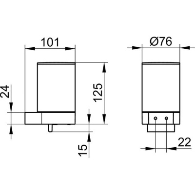 Дозатор для жидкого мыла Keuco Plan 14951 010000 Хром