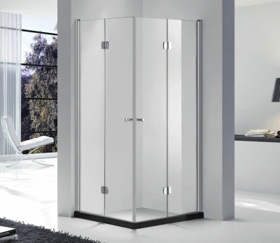 Душевой уголок Gemy Dutch Windmill S37193C-S37193C 90х90 профиль Хром стекло прозрачное