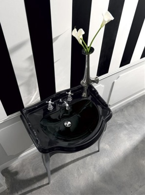 Раковина Kerasan Retro 69 1046 Белая с одним отверстием под смеситель