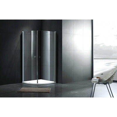 Душевой уголок Gemy New Rockcoco 80х190 профиль Хром стекло прозрачное