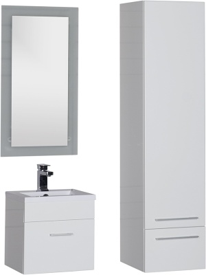 Тумба под раковину Aquanet Нота 50 159138 подвесная Белая