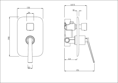 Душевая система Timo Halti SX-4100/00SM Хром