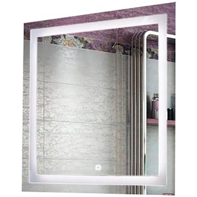 Зеркало Comforty Квадрат 90 4140522 с подсветкой сенсорным выключателем