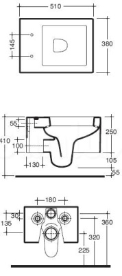 Унитаз Simas Frozen FZ 18 Белый