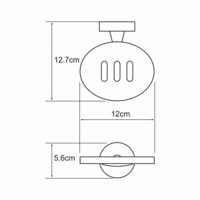 Мыльница WasserKRAFT Isen K-4069 Хром