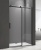 Душевая дверь в нишу Good Door Galaxy WTW-140-C-B 140 профиль Черный стекло прозрачное