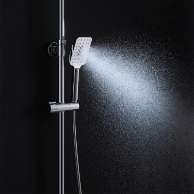 Душевая система Orans OLS-7554H с термостатом Серебристый хром