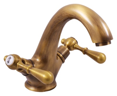 Смеситель для раковины Rav Slezak Morava retro MK428.5SM бронзовый