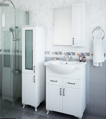 Шкаф пенал Sanflor Глория 32 L С000005722 Белый