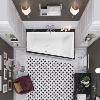 Акриловая ванна Vagnerplast Cavallo 160x90 L без гидромассажа