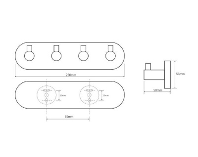 Крючок Bemeta Omega 104405212 Хром