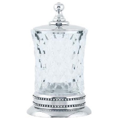 Стакан для ватных дисков Boheme Brillante 10444 Хром
