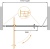Душевая дверь Cezares Molveno BA-11 120 MOLVENO-BA-11-100+20-P-Cr профиль Хром стекло рифленое