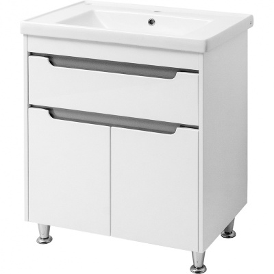 Тумба под раковину Cerutti SPA Эмилия 70 tgemk Белая Серая