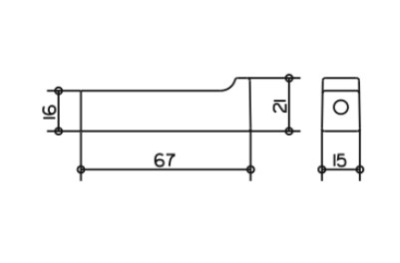 Крючок Keuco Edition 11 11116 010000 Хром