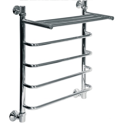 Водяной полотенцесушитель Ника Quadro Л90/ВП 60x60 с полкой Хром