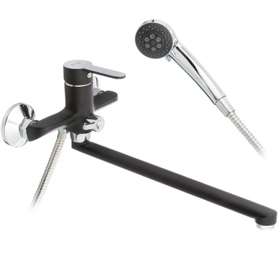 Смеситель для ванны Frap F224 универсальный Белый Хром