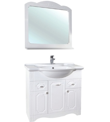 Зеркало Bellezza Кантри 85 Белое