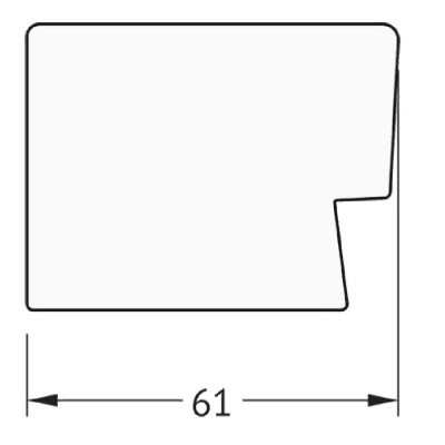 Зеркало Evoform Definite 94х74 Виньетка состаренное золото