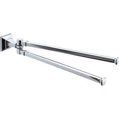 Полотенцедержатель Novella Imperiale IM-16111 двойной поворотный Хром
