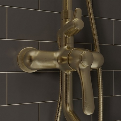 Душевая система Iddis Oldie OLDBR3Fi06 Бронза