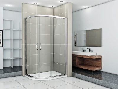 Душевой уголок Good Door Infinity R-120 120x80 профиль Хром стекло прозрачное