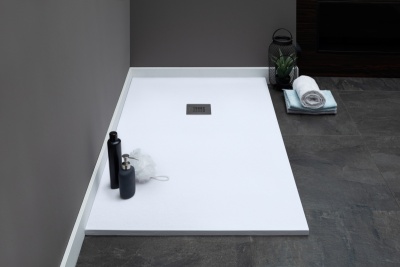 Душевой поддон из искусственного камня Aquanet Pleasure 160x80 256307 с антискользящим покрытием