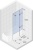 Шторка на ванну Riho Scandic M109V 100 GX0607202 R профиль Хром стекло прозрачное