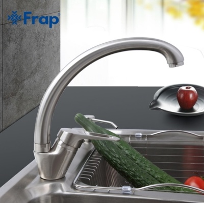 Смеситель для кухни Frap F4113 на шпильке Хром