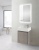Тумба под раковину BelBagno KRAFT MINI-450/250-1A-SO-PG-R подвесная Pietra Grigio