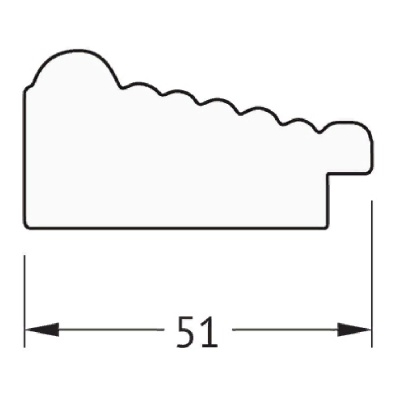 Зеркало Evoform Definite 153х73 Сухой тростник