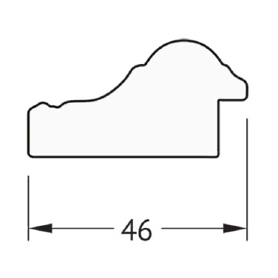 Зеркало Evoform Definite 152х72 Алебастр