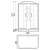 Душевая кабина River Sena 120x80x26 ТН 10000001451+10000000259 с поддоном