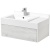 Тумба под раковину Акватон Сакура 80 1A236401SKW80 подвесная Ольха наварра Белый глянец