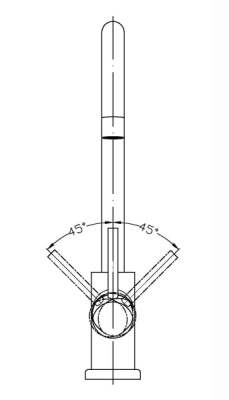 Смеситель для кухни Seaman Eco Koblenz SSN-2060 Сталь