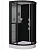 Душевая кабина Grossman GR-241 100x100 профиль Черный стекло прозрачное