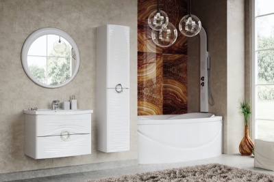 Зеркало Aima Design Breeze 70 Light Белое
